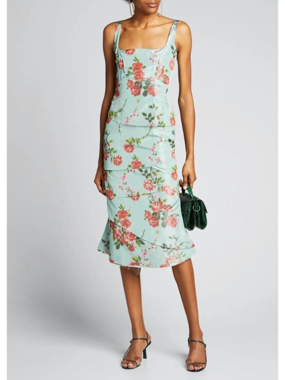 Brock collection floral midi